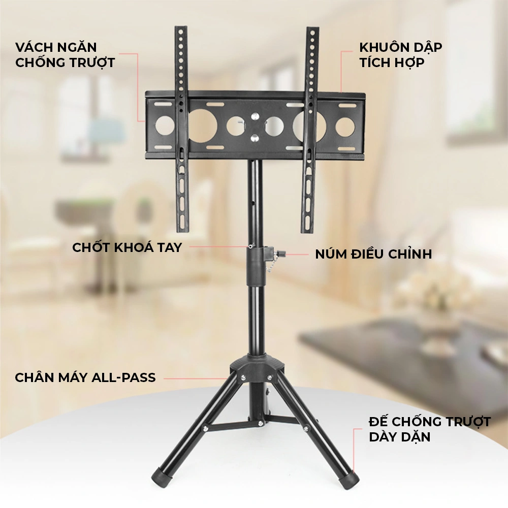 Giá Treo Tivi 3 Chân Di Động 32"- 50" - Mẫu mới