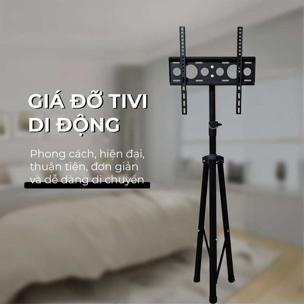 Giá Treo Tivi 3 Chân Di Động 32"- 50" - Mẫu mới