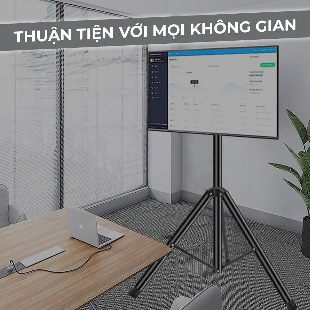 Giá Treo Tivi 3 Chân Di Động 32"- 50" - Mẫu mới