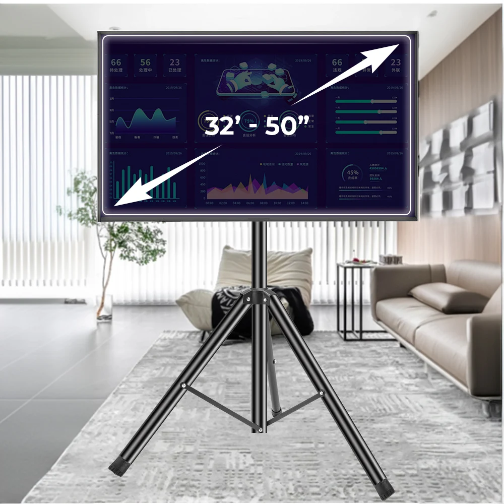 Giá Treo Tivi 3 Chân Di Động 32"- 50" - Mẫu mới