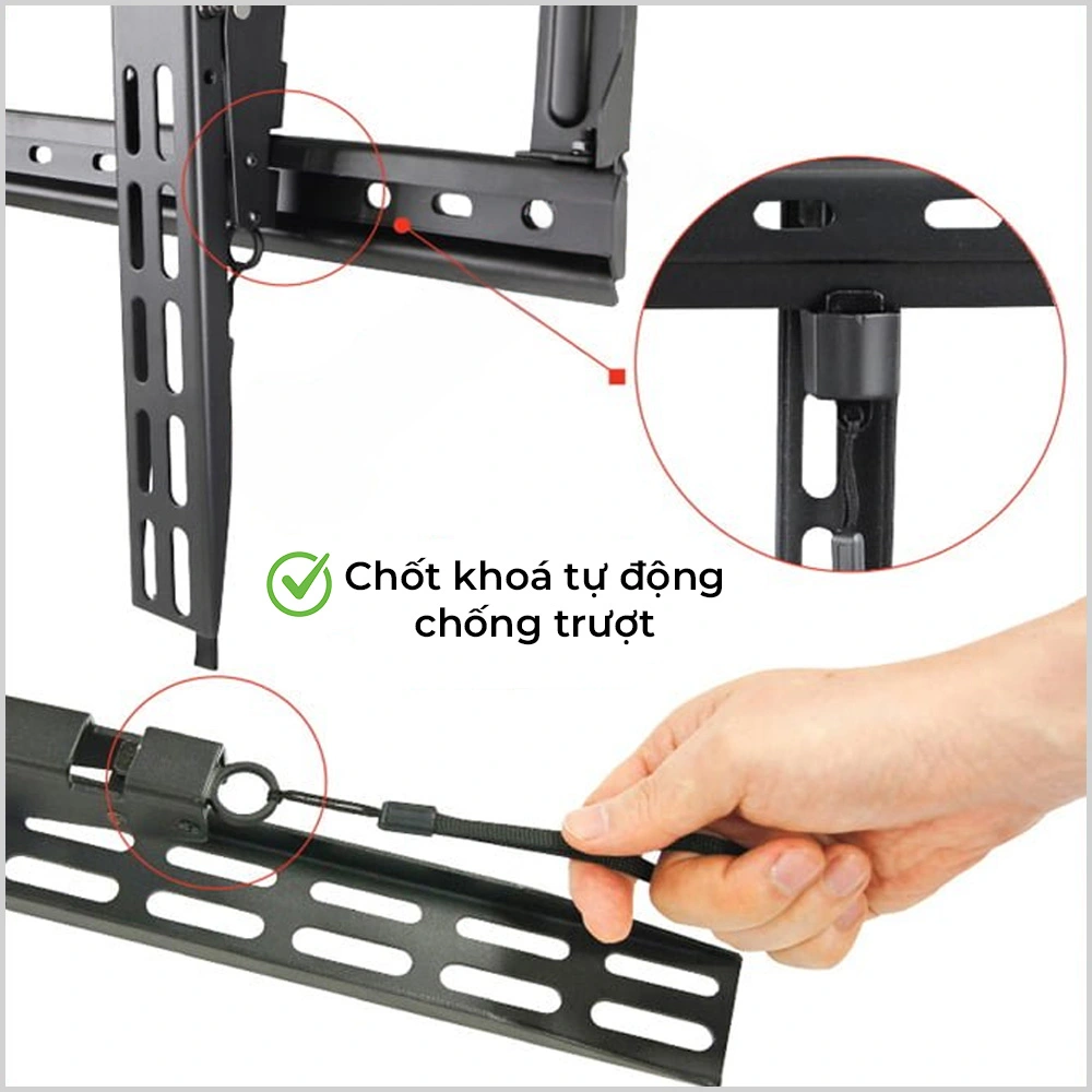 Giá Treo Tivi Nghiêng Gật Gù NB-DF90T 60" - 100" Hàng Nhập Khẩu