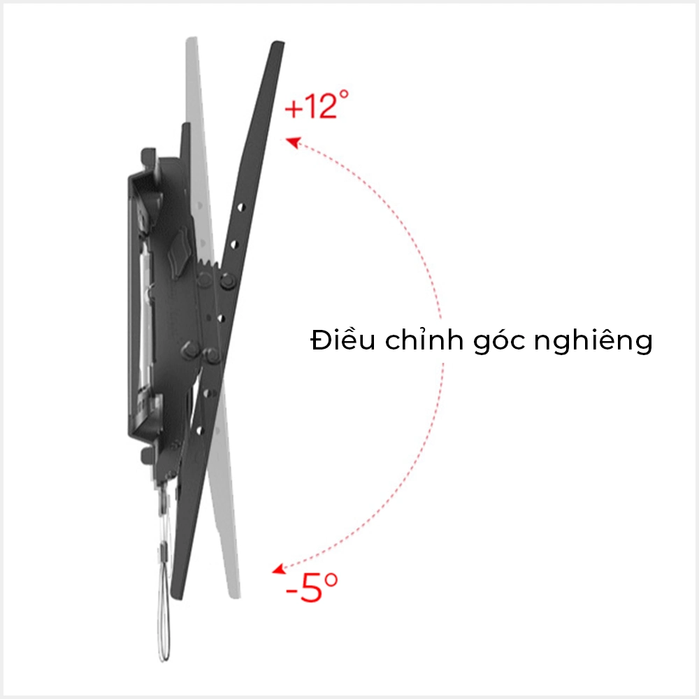 Giá Treo Tivi Nghiêng Gật Gù NB-DF90T 60" - 100" Hàng Nhập Khẩu