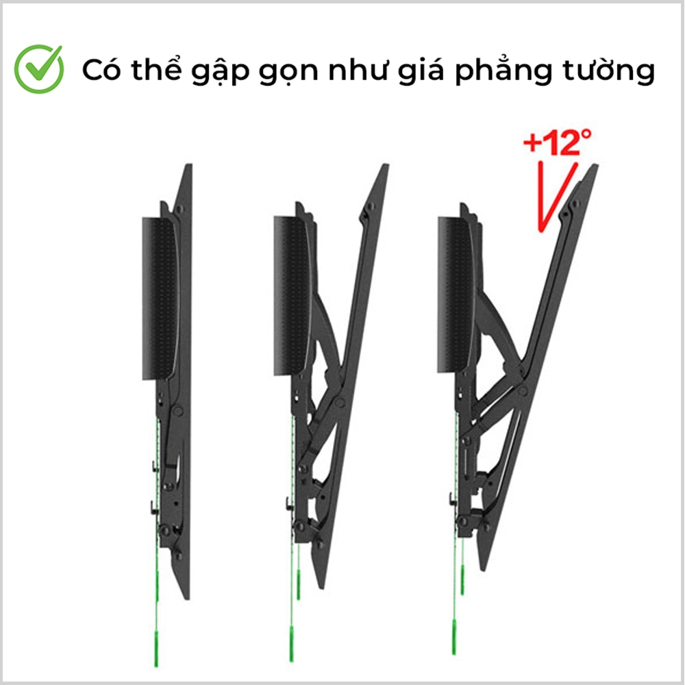Giá Treo Tivi Nghiêng Gật Gù NB-C2T 32" - 55" Hàng Nhập Khẩu