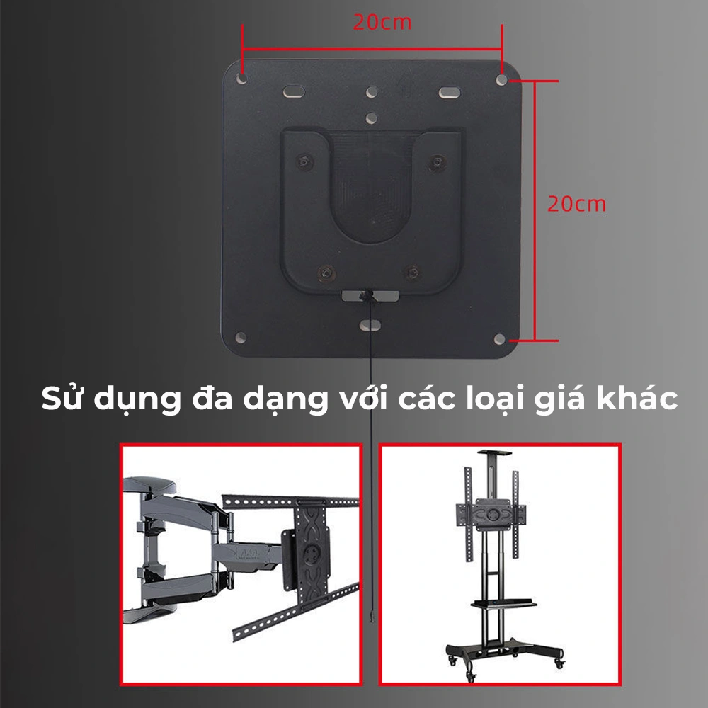 Giá Treo Xoay Ngang Dọc 360 Tivi Từ 32