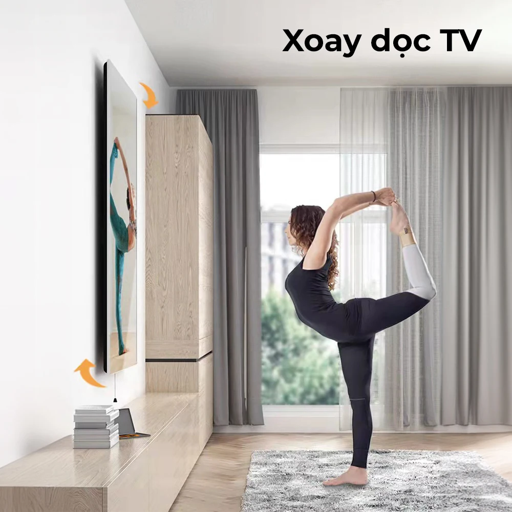 Giá Treo Xoay Ngang Dọc 360 Tivi Từ 32