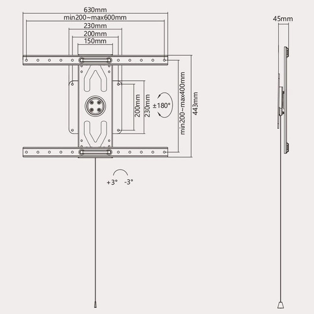 Giá Treo Xoay Ngang Dọc 360 Tivi Từ 32