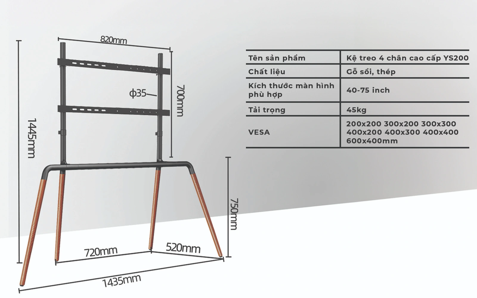treo-tivi-4-chan-ys200-trang-chu-19