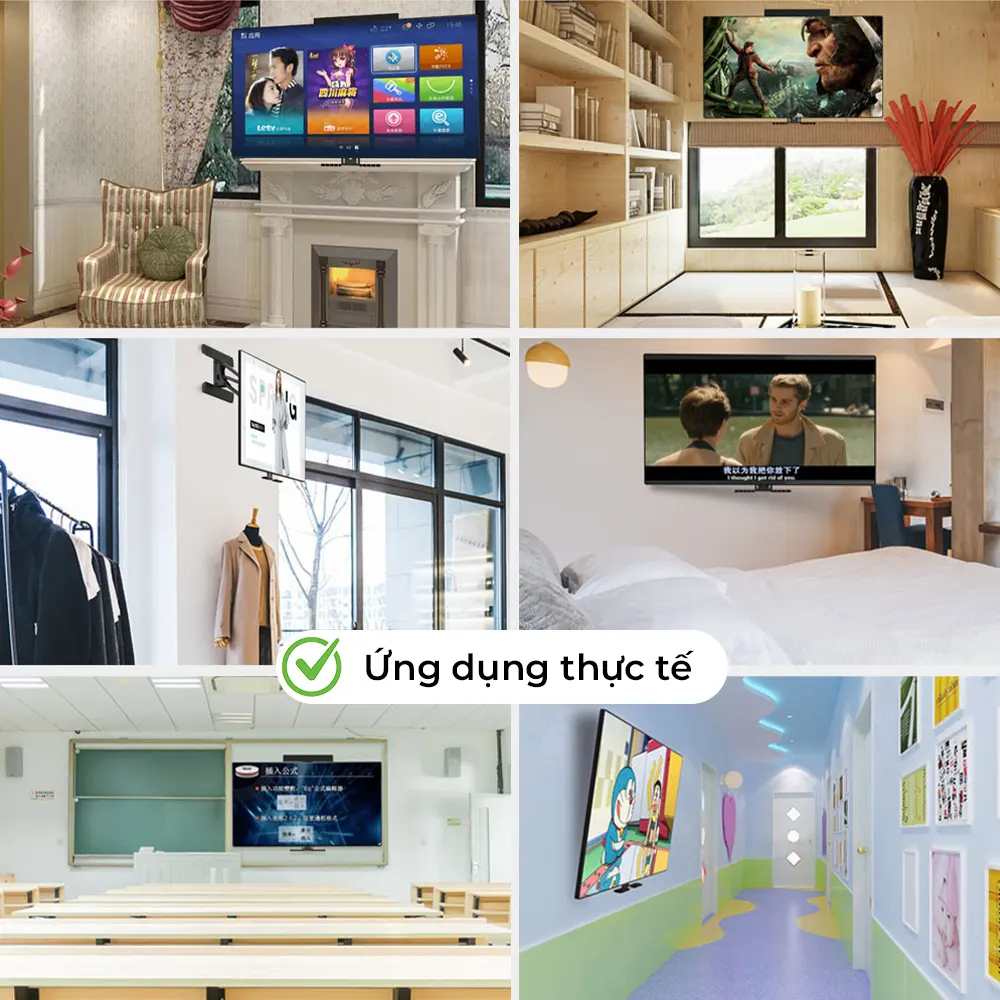 Giá Treo Tivi Nâng Lên Hạ Xuống