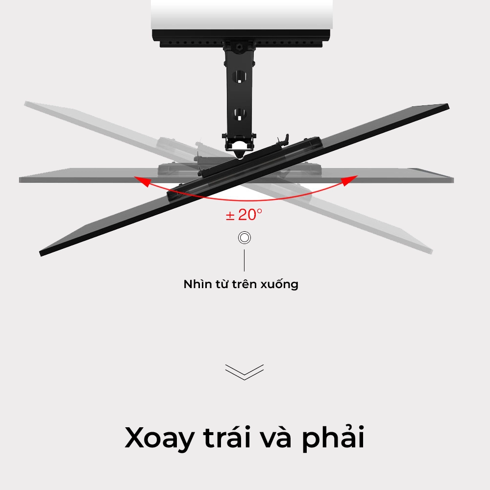 Giá Treo Tivi Nâng Lên Hạ Xuống