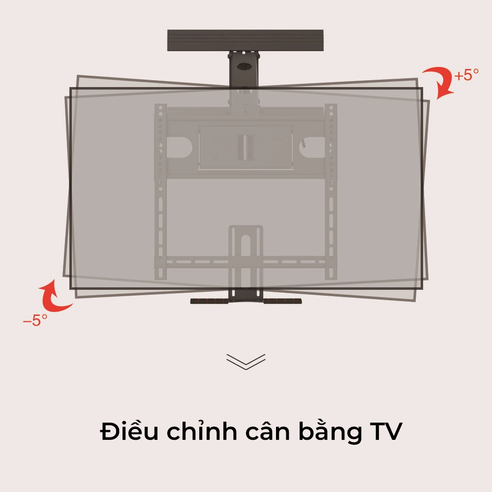 Giá Treo Tivi Nâng Lên Hạ Xuống