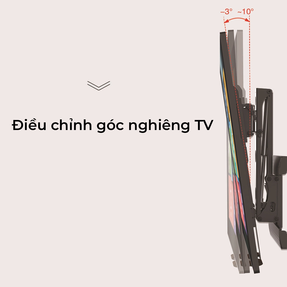 Giá Treo Tivi Nâng Lên Hạ Xuống