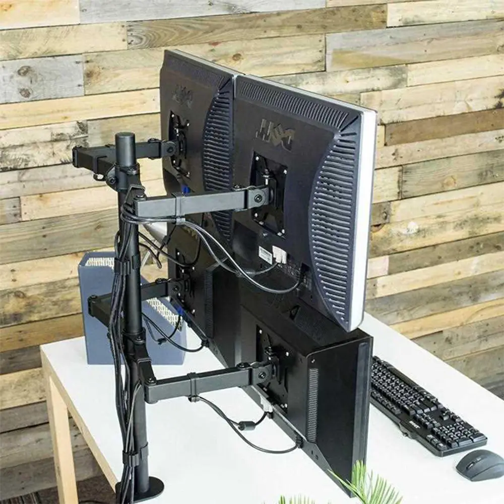 Giá Treo 4 Màn Hình Máy M054 (17" - 27") Hàng Nhập Khẩu