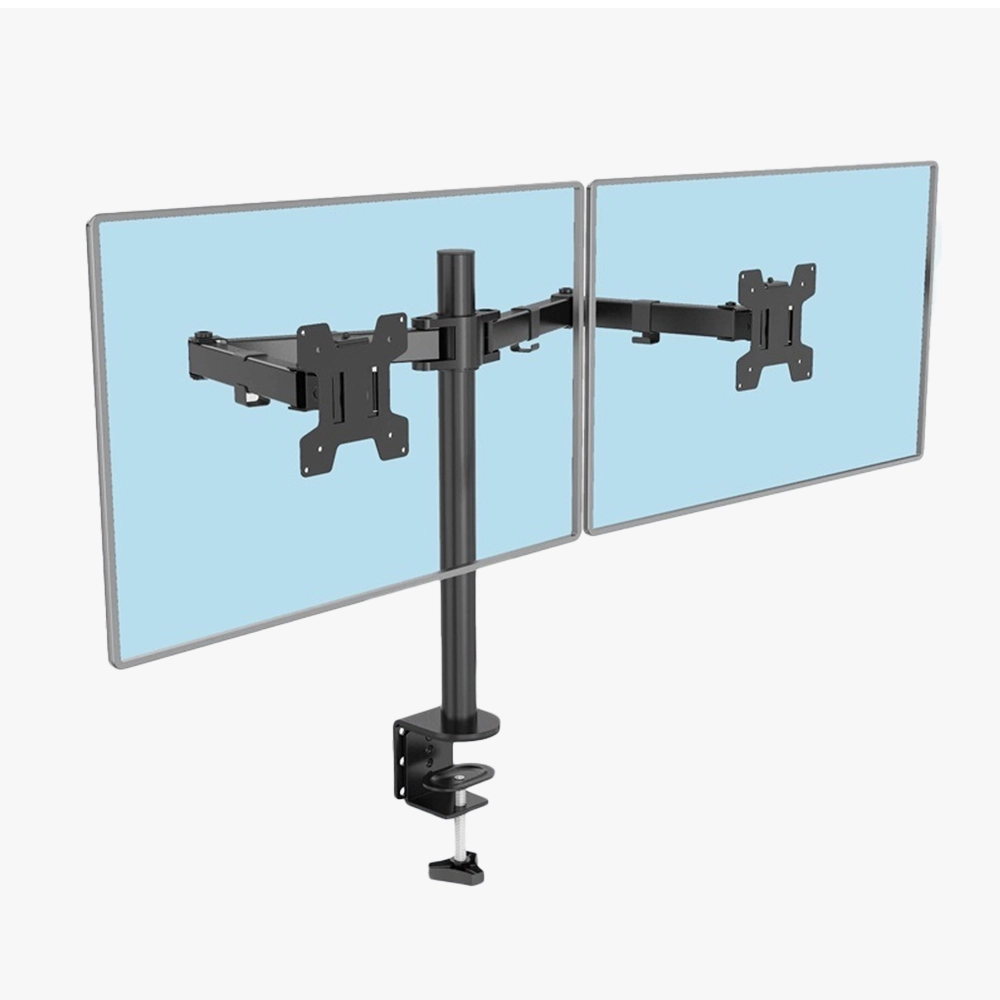 Giá Treo 2 Màn Hình Kẹp Bàn M052 (17" - 27")