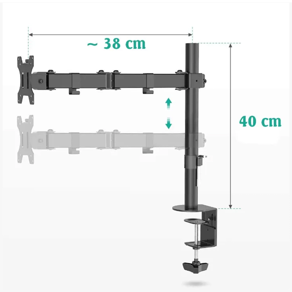 Giá Treo Màn Hình Máy Tính Kẹp Bàn M051 17-27 Inch