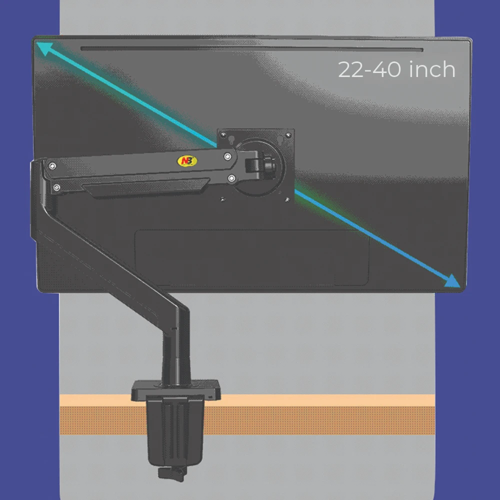 Giá Treo Màn Hình Máy Tính NB-G45 (22"- 40") Xoay Đa Năng 360 Độ