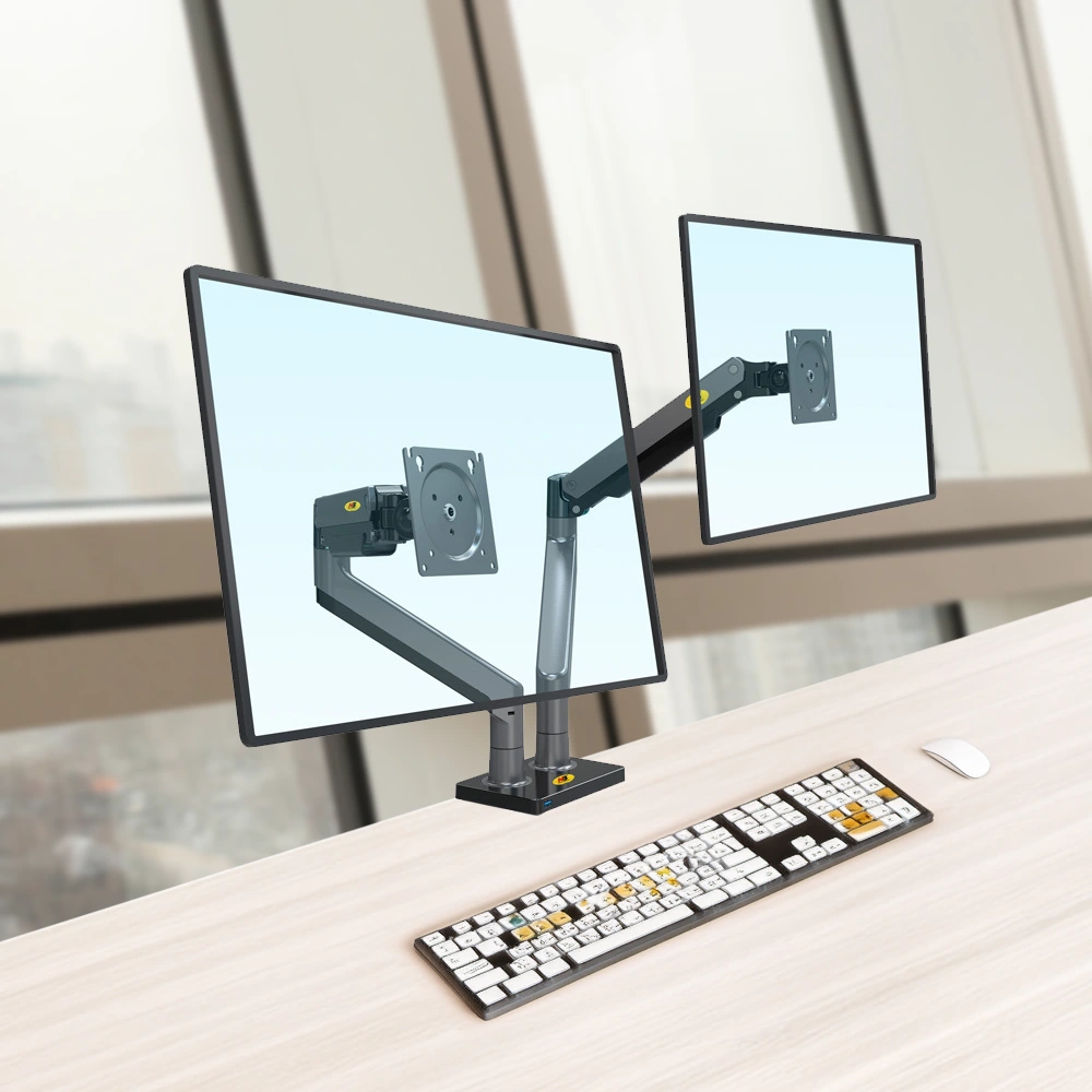 Giá Treo Màn Hình Máy Tính NB-G35 (22"- 32") Treo 2 Màn Hình Cùng Lúc