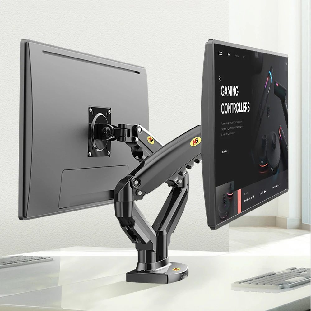 Giá Treo 2 Màn Hình Máy Tính NB F160 (17"- 29") Xoay Đa Năng Tiện Lợi