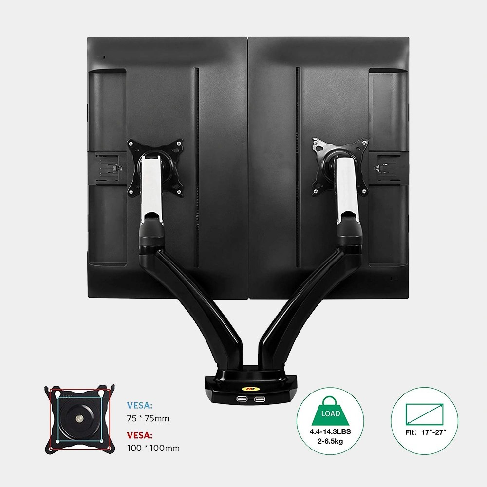 Giá Treo 2 Màn Hình Máy Tính NB-F180 (19"- 27")