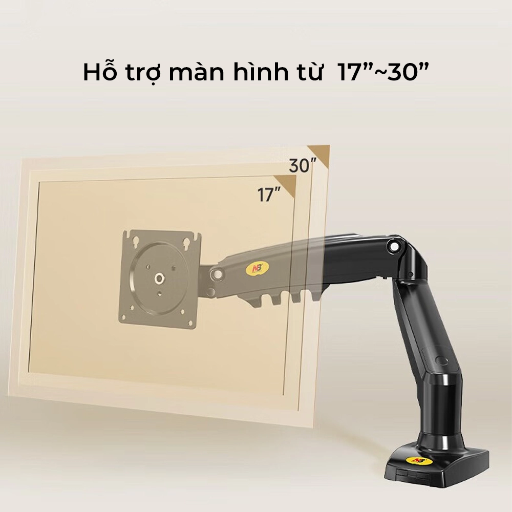 Giá Treo Màn Hình Máy Tính NB-F80 (17"- 30") Xoay Đa Hướng 360 Độ