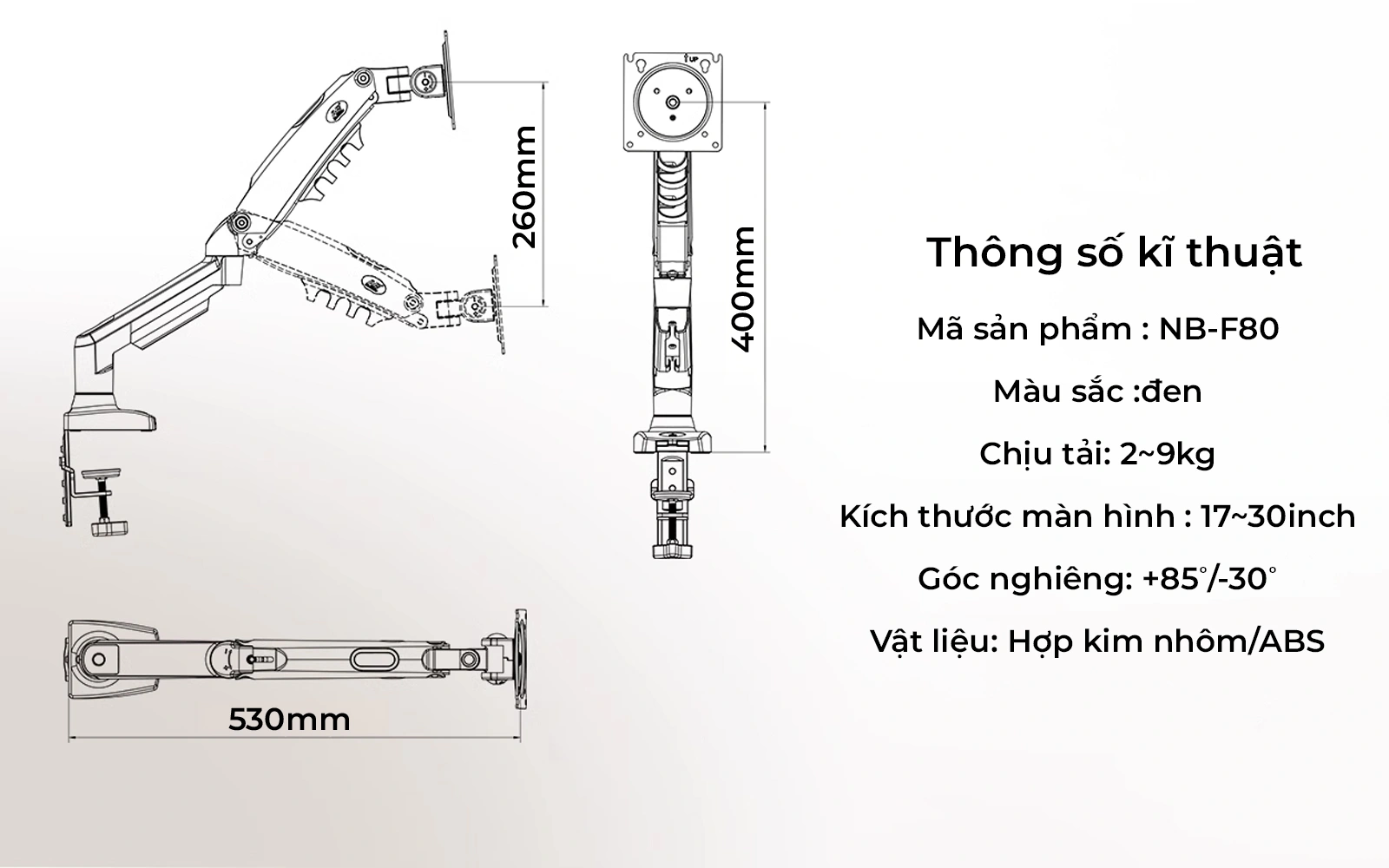 gia-treo-man-hinh-nb-f80-thong-so