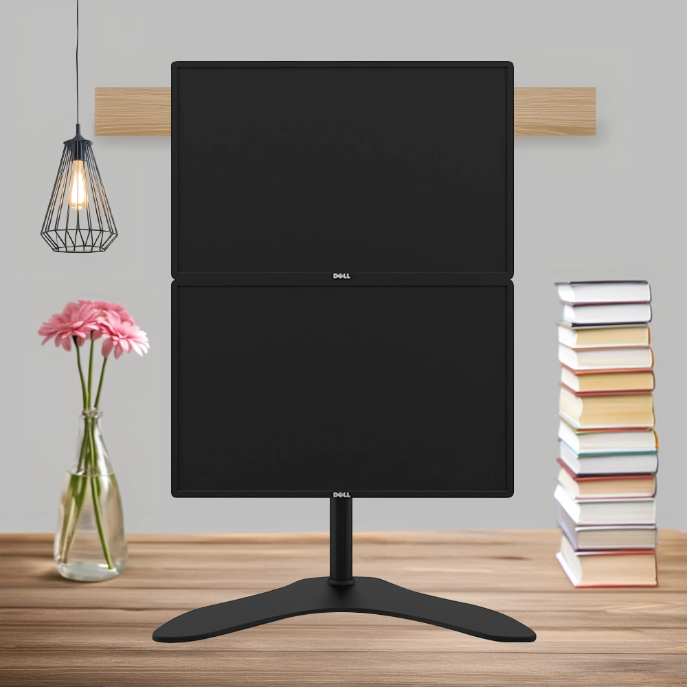 Giá Treo Cột Dọc 2 Màn Hình Máy Tính S2V (15"- 24")