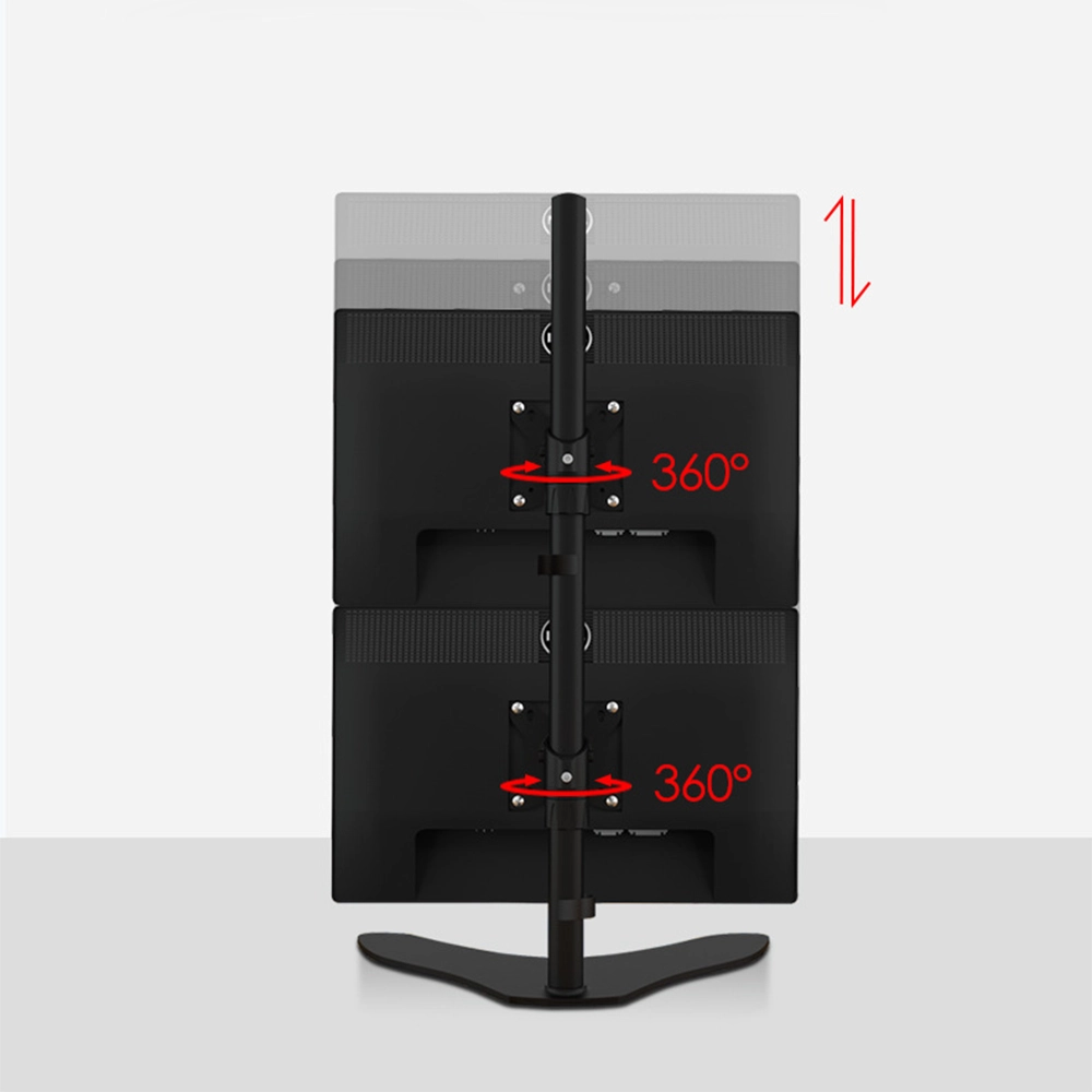 Giá Treo Cột Dọc 2 Màn Hình Máy Tính S2V (15"- 24")