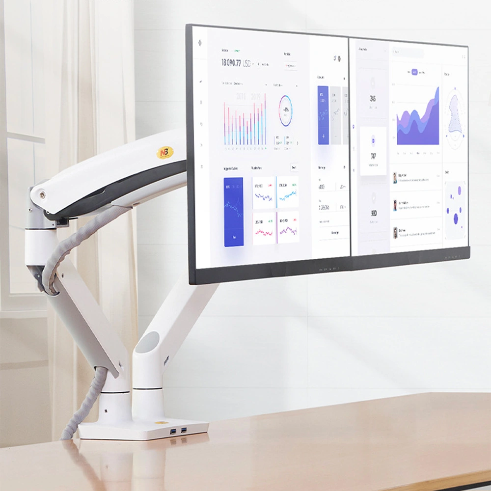 Giá Treo 2 Màn Hình Máy Tính NB F195A (19"- 32") Xoay Mọi Hướng