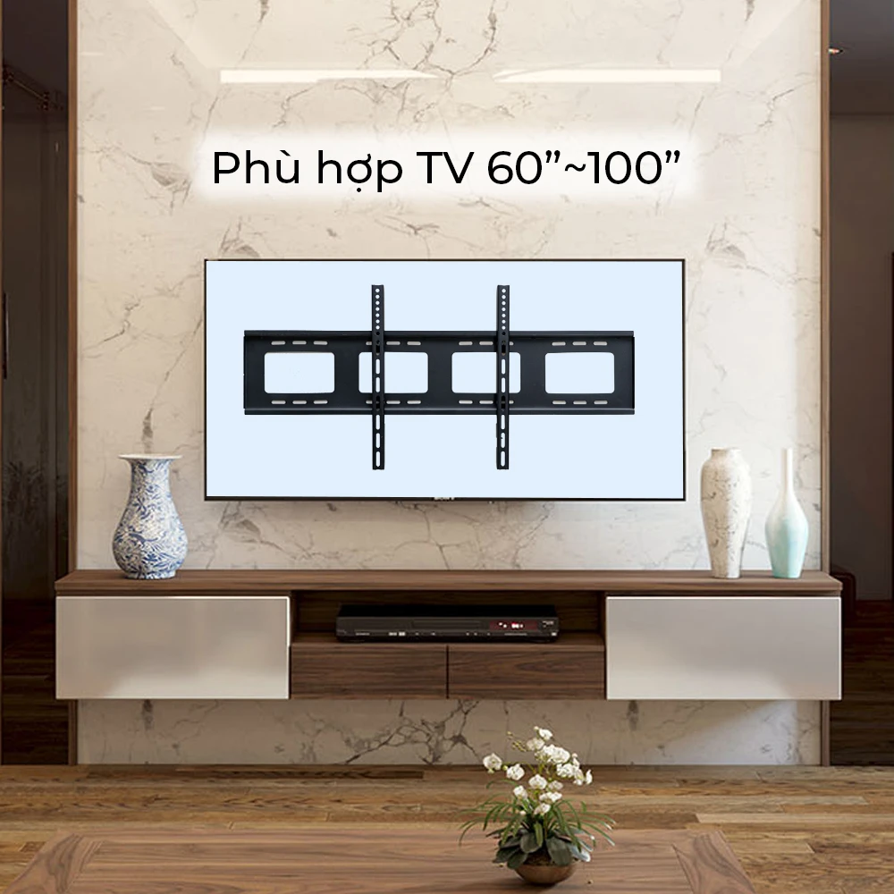 Giá Treo Tivi Thẳng Sát Tường TL-G80 60" - 100"