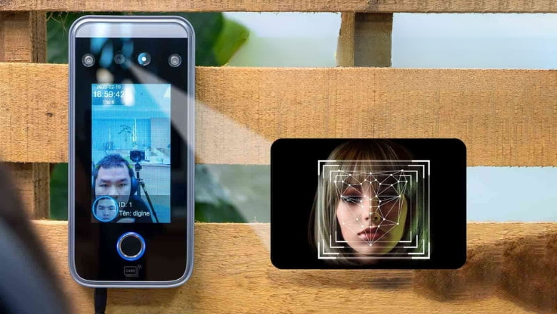 Máy chấm công nhận diện khuôn mặt sử dụng công nghệ nhận dạng công nghệ AI 