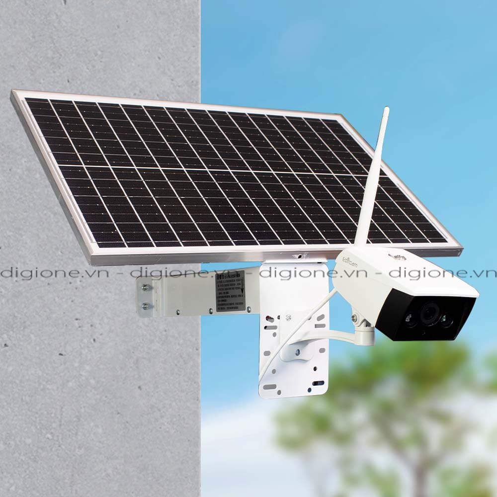 Camera Ebitcam EB02 Dùng Sim 4G Năng Lượng Mặt Trời