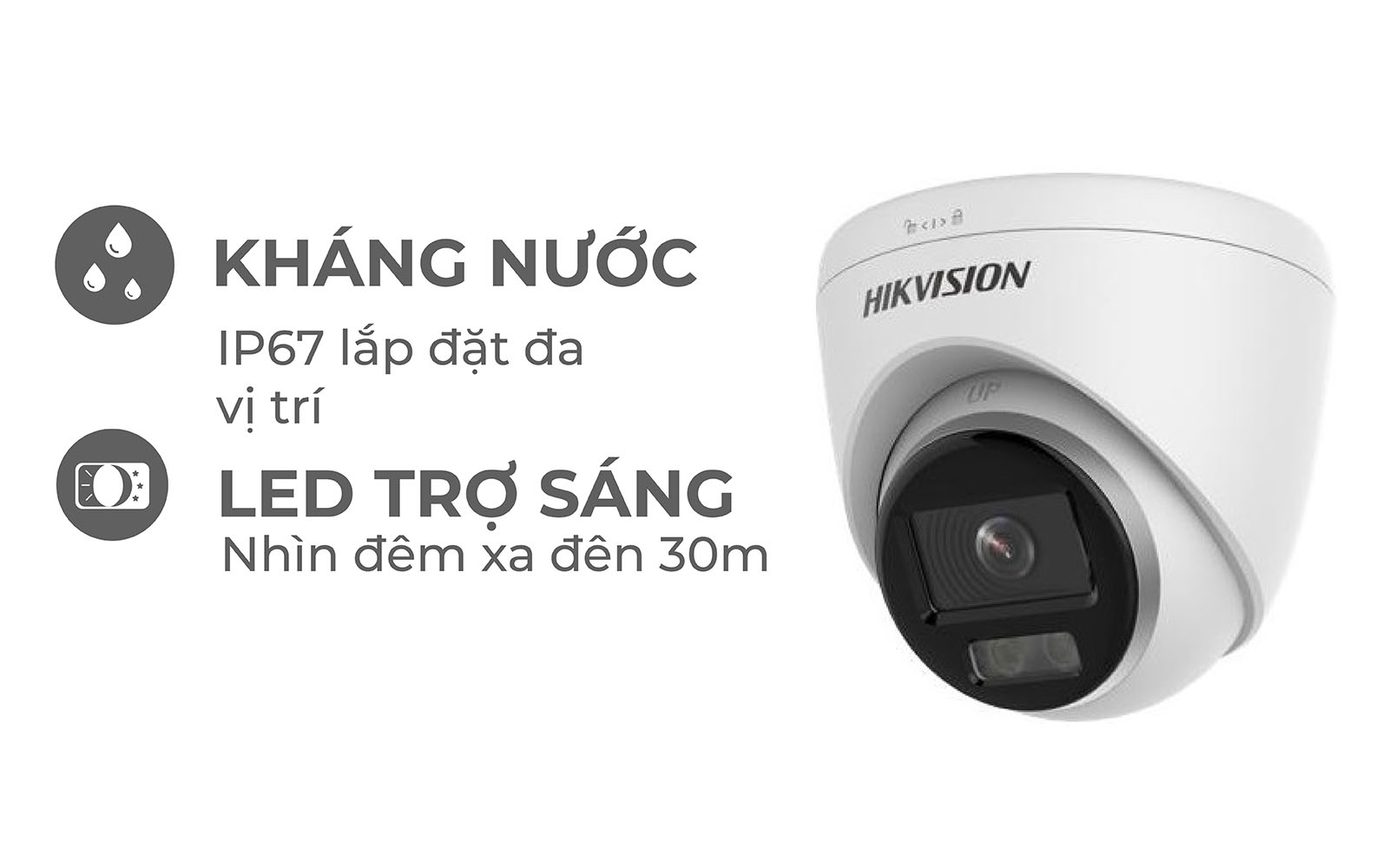 Hikvision DS-2CD1327G0-LU 2.0MP