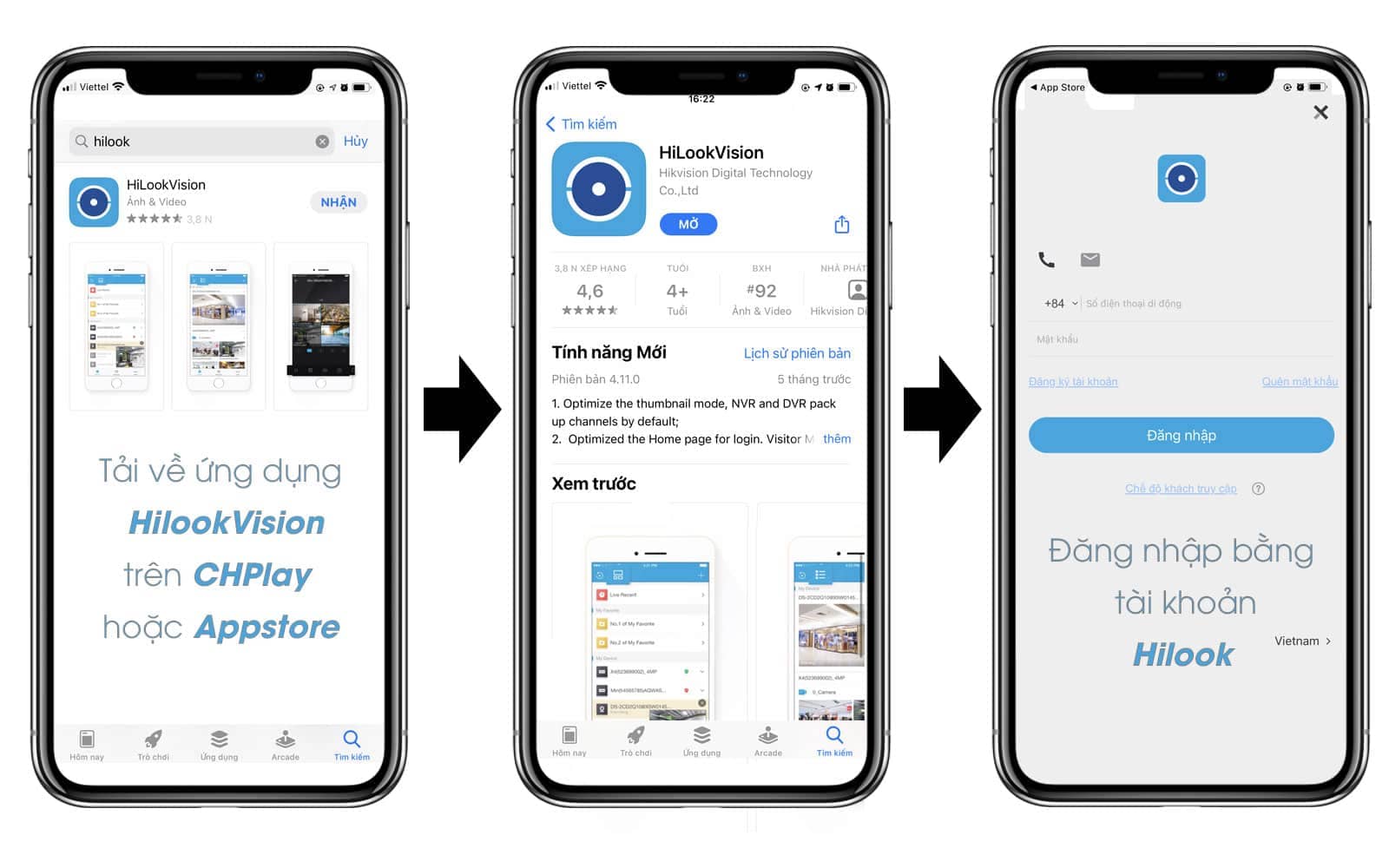 Hướng dẫn cài đặt ứng dụng hilook