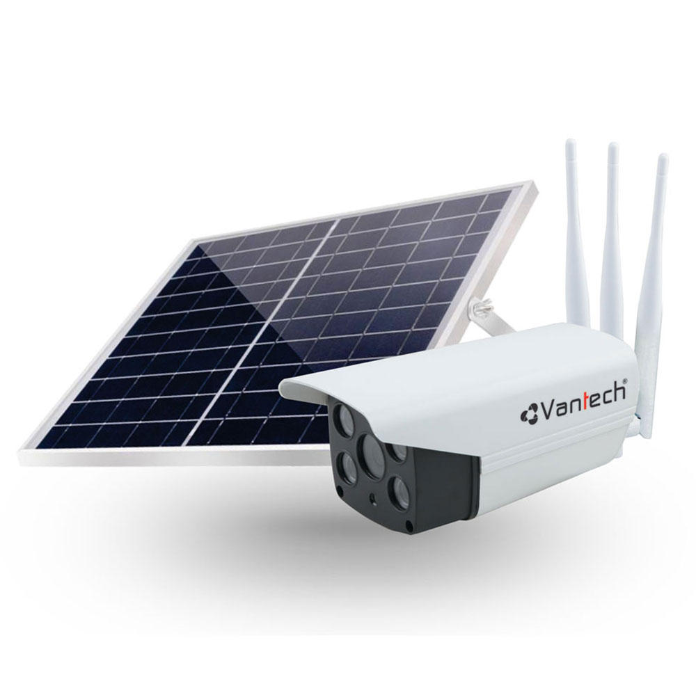 Camera Vantech V2034 1080p dùng năng lượng mặt trời