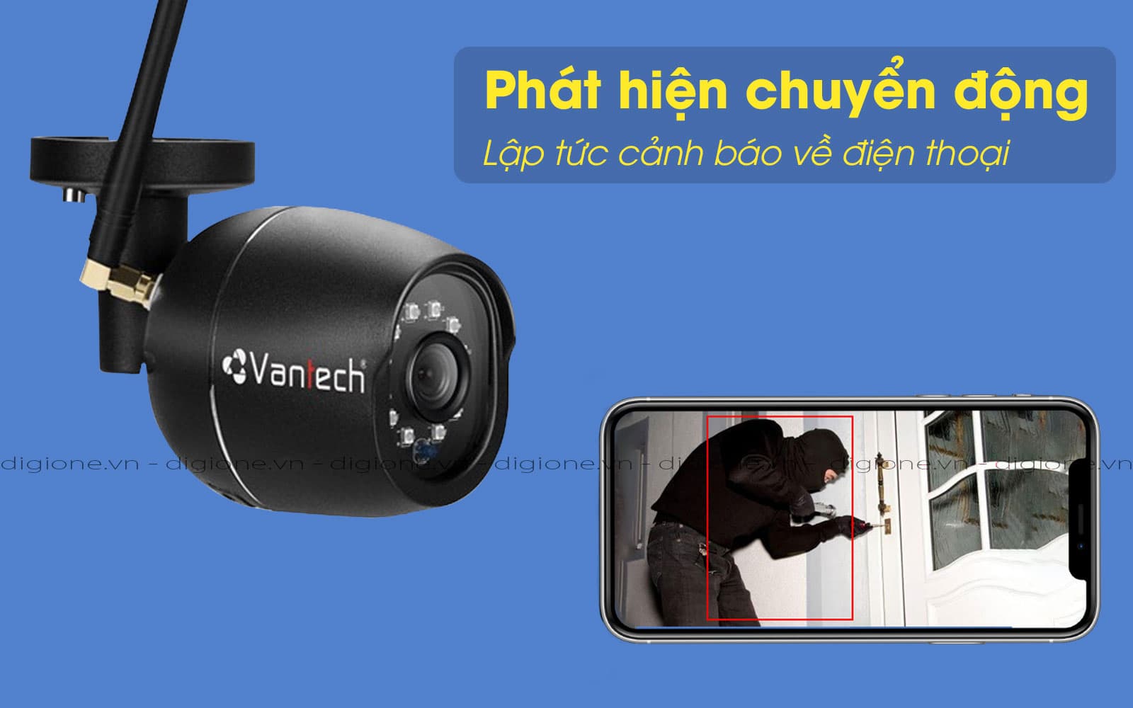 vantech-vp6600c cảnh báo
