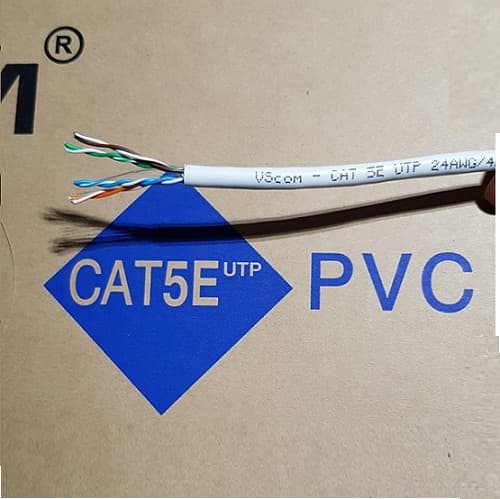 Dây Cáp Mạng VSCOM Cat5 PE UTP lõi đồng (cuộn 305M)