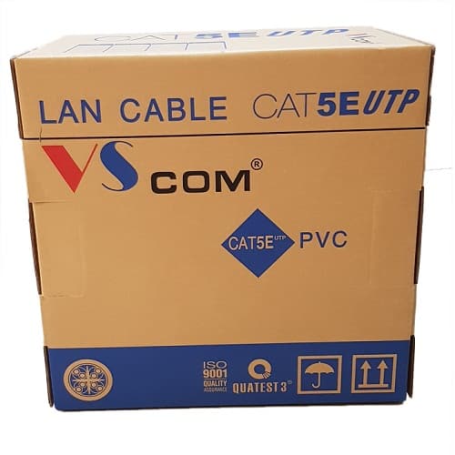 Dây Cáp Mạng VSCOM Cat5 PE UTP lõi đồng (cuộn 305M)