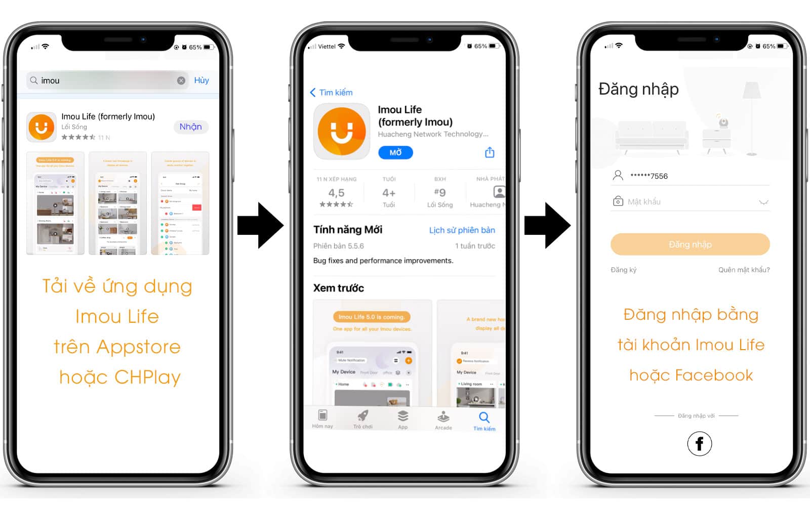 Hướng dẫn cài đặt ứng dụng imoulife