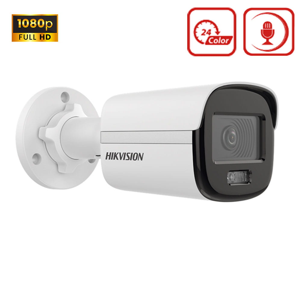 Hikvision DS-2CE10DF0T-PFS có màu ban đêm tích hợp mic