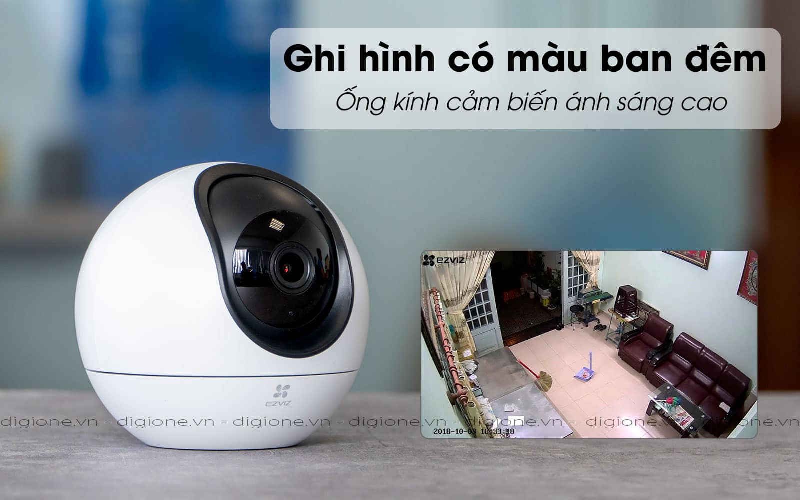 ezviz-c6 ghi hình ban đêm