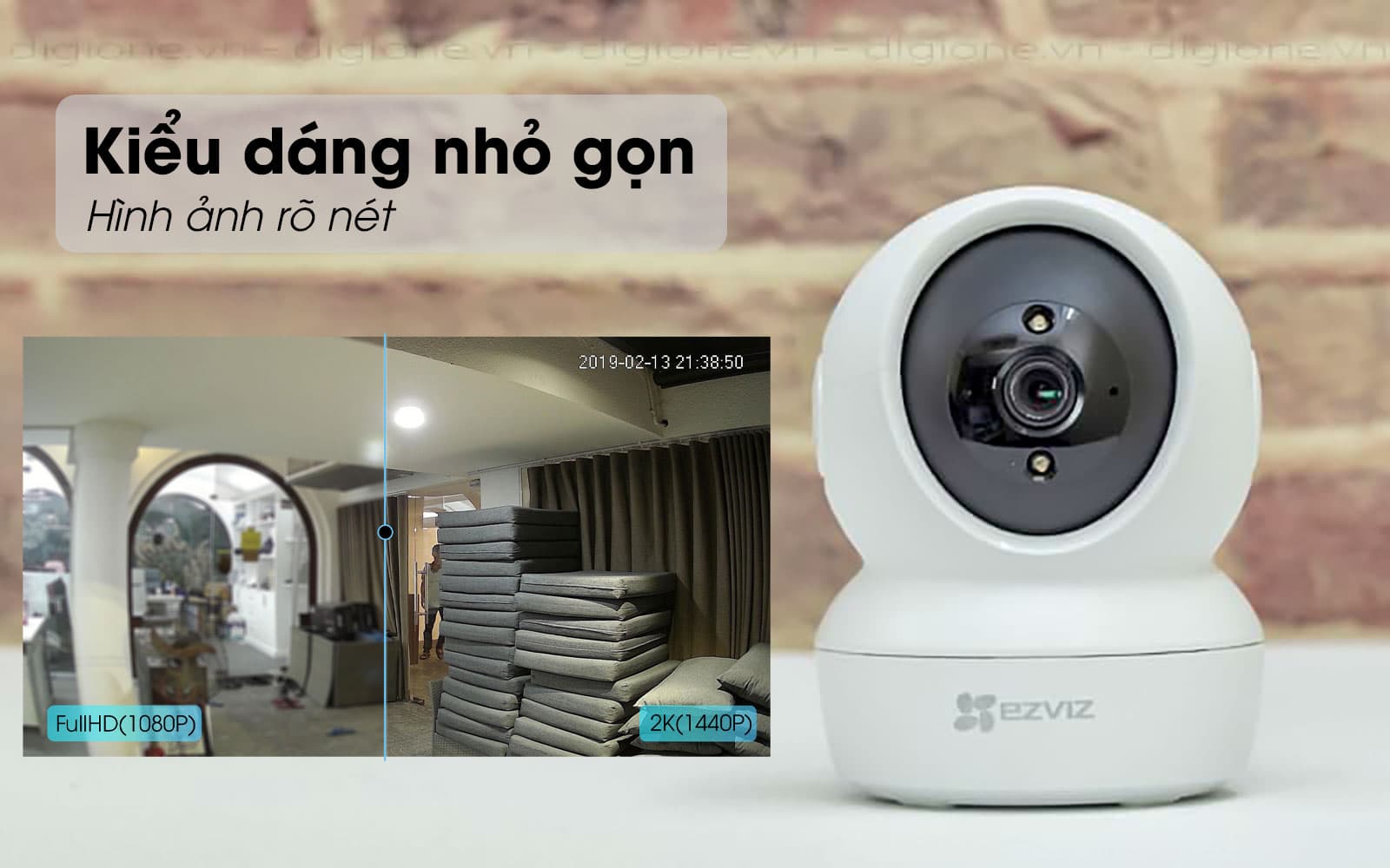 Kiểu dáng ezviz-c6n