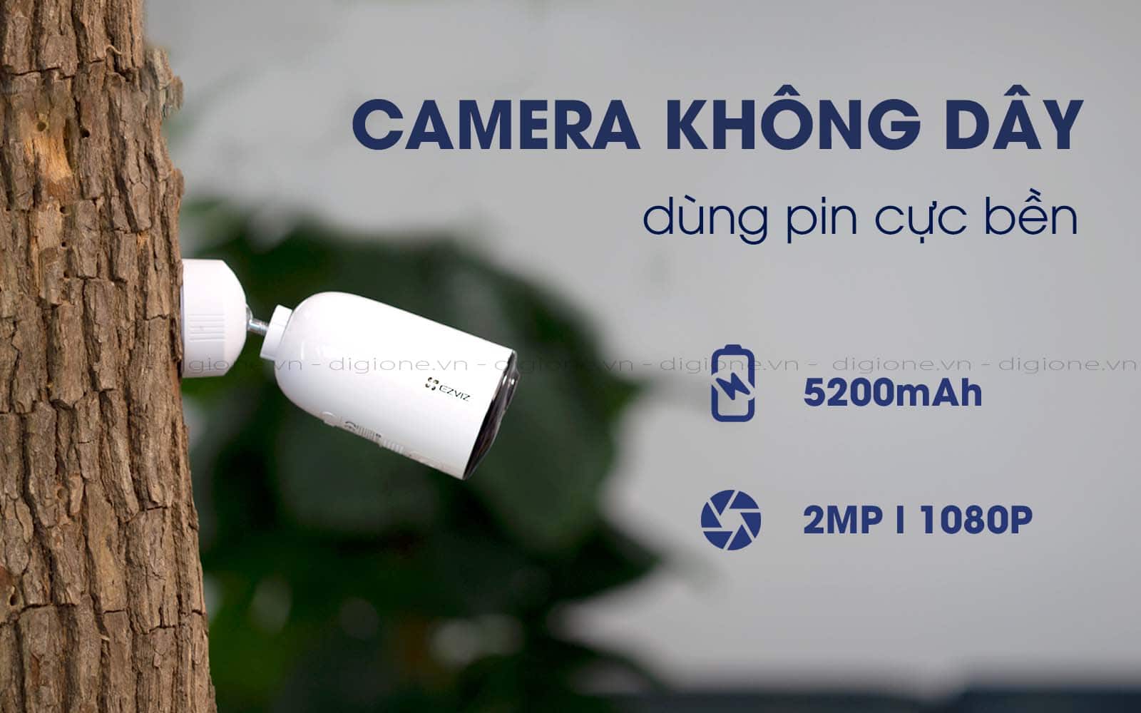 Camera BC3 không dây sử dụng PIN