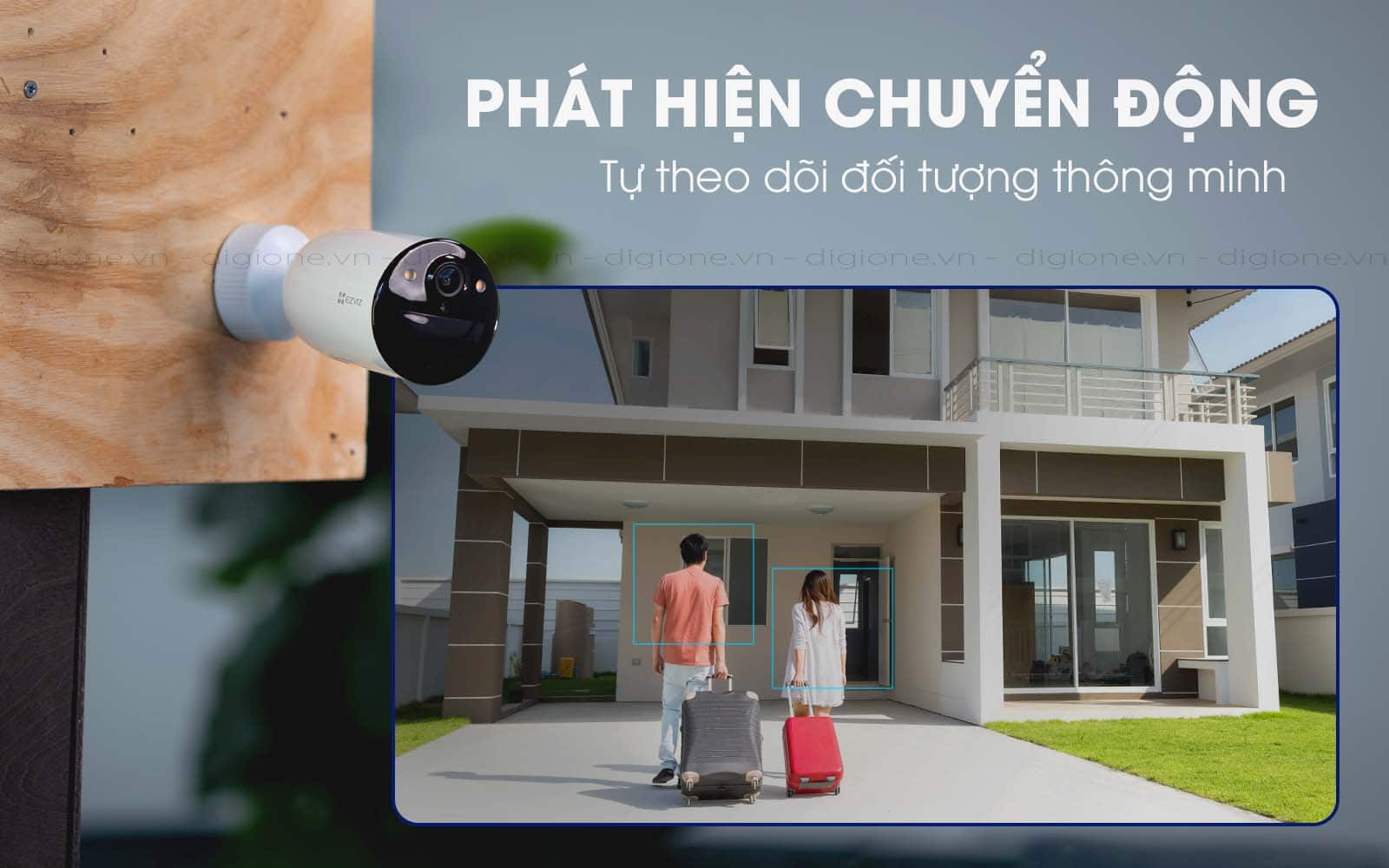 Camera Ezviz CS-CB3 Dùng Pin Năng Lượng Mặt Trời Phát Hiện Chuyển Động