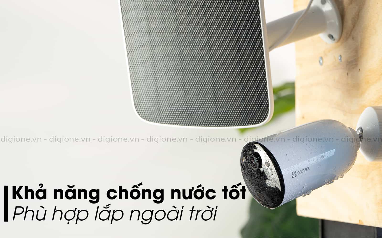 Camera Ezviz CB8 Dùng Pin Năng Lượng Mặt Trời chống nước