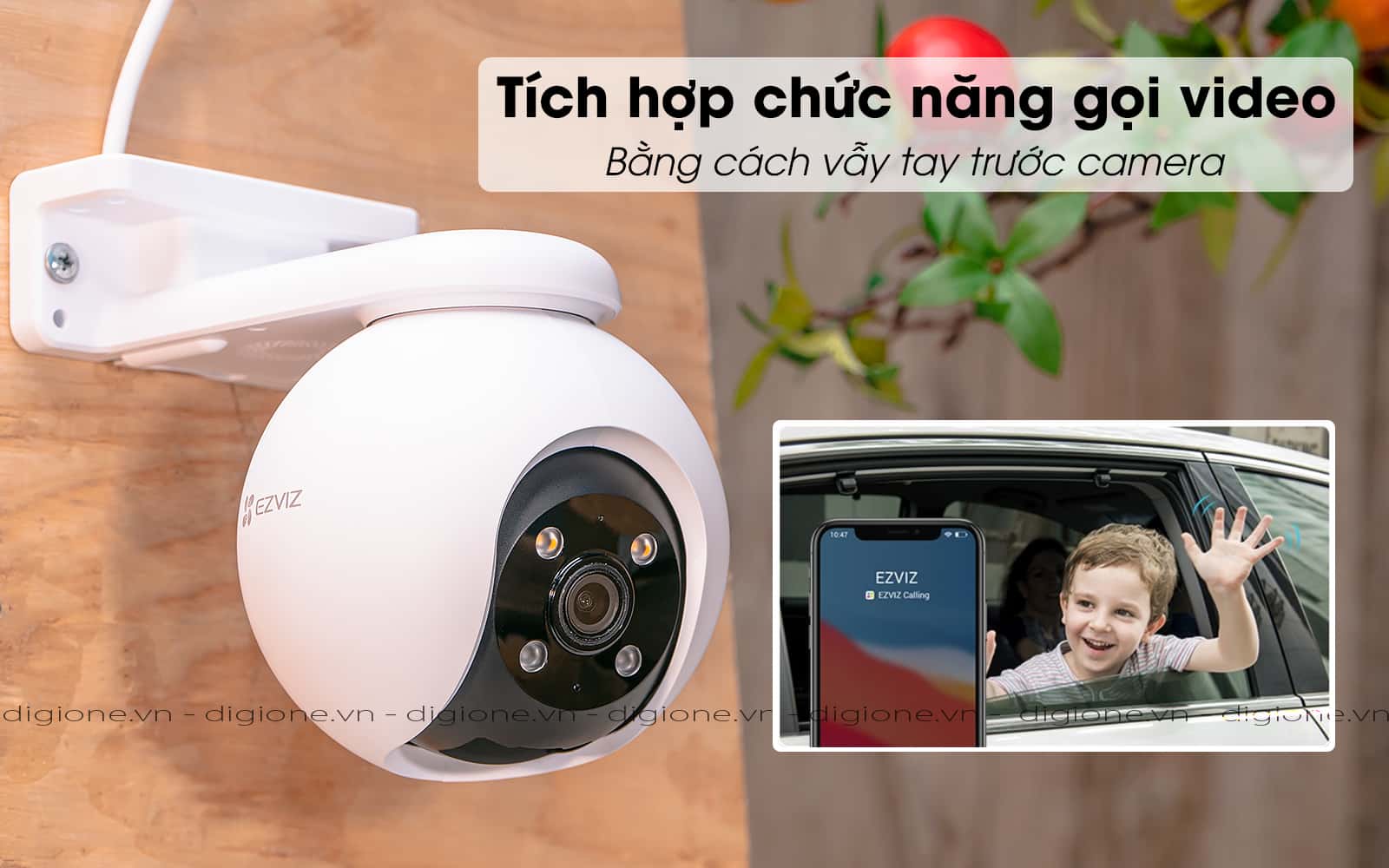 Camera Ezviz H8 Pro 3K khởi tạo gọi video