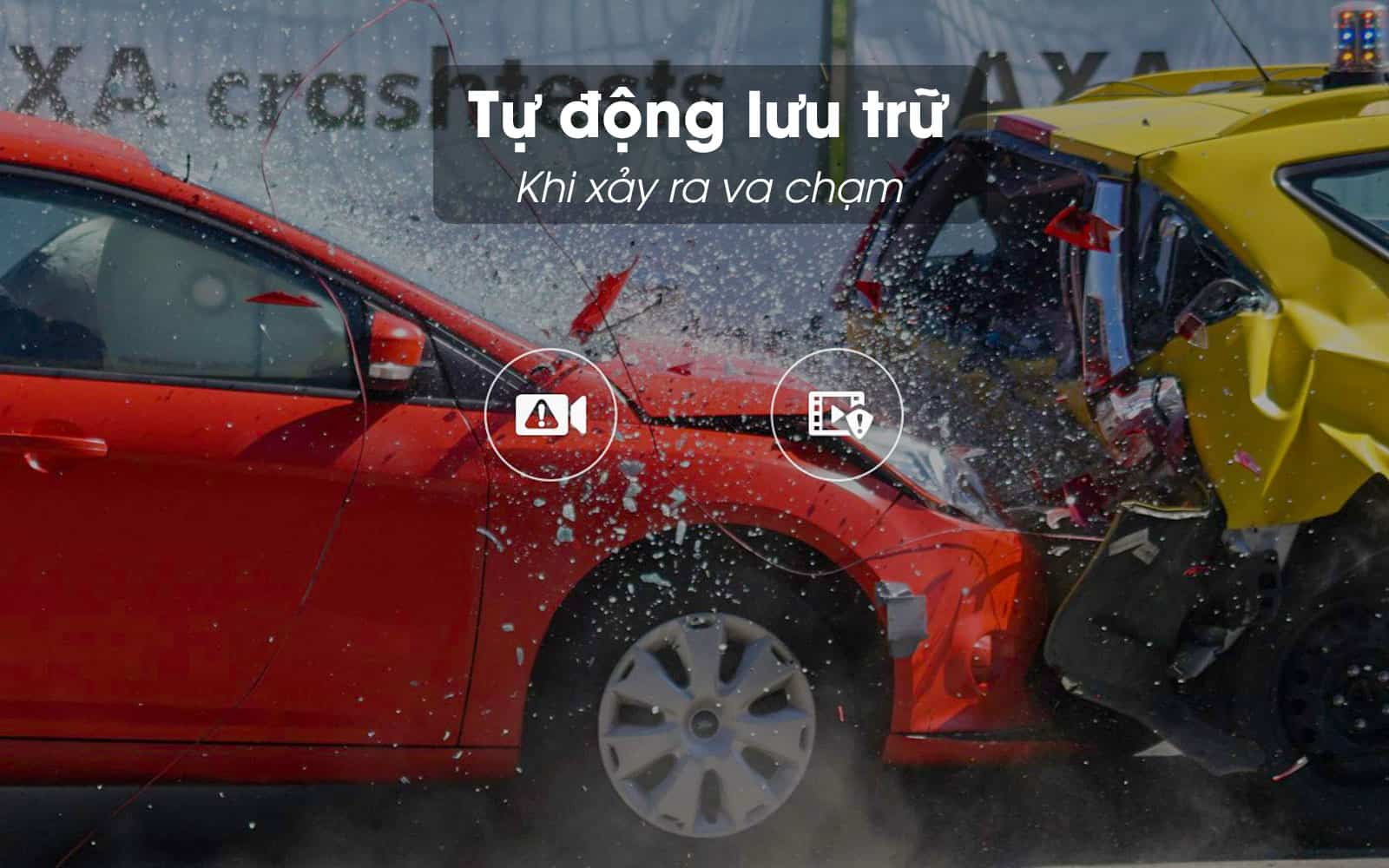 ezviz-s2 Tự động lưu trữ khi xảy ra va chạm