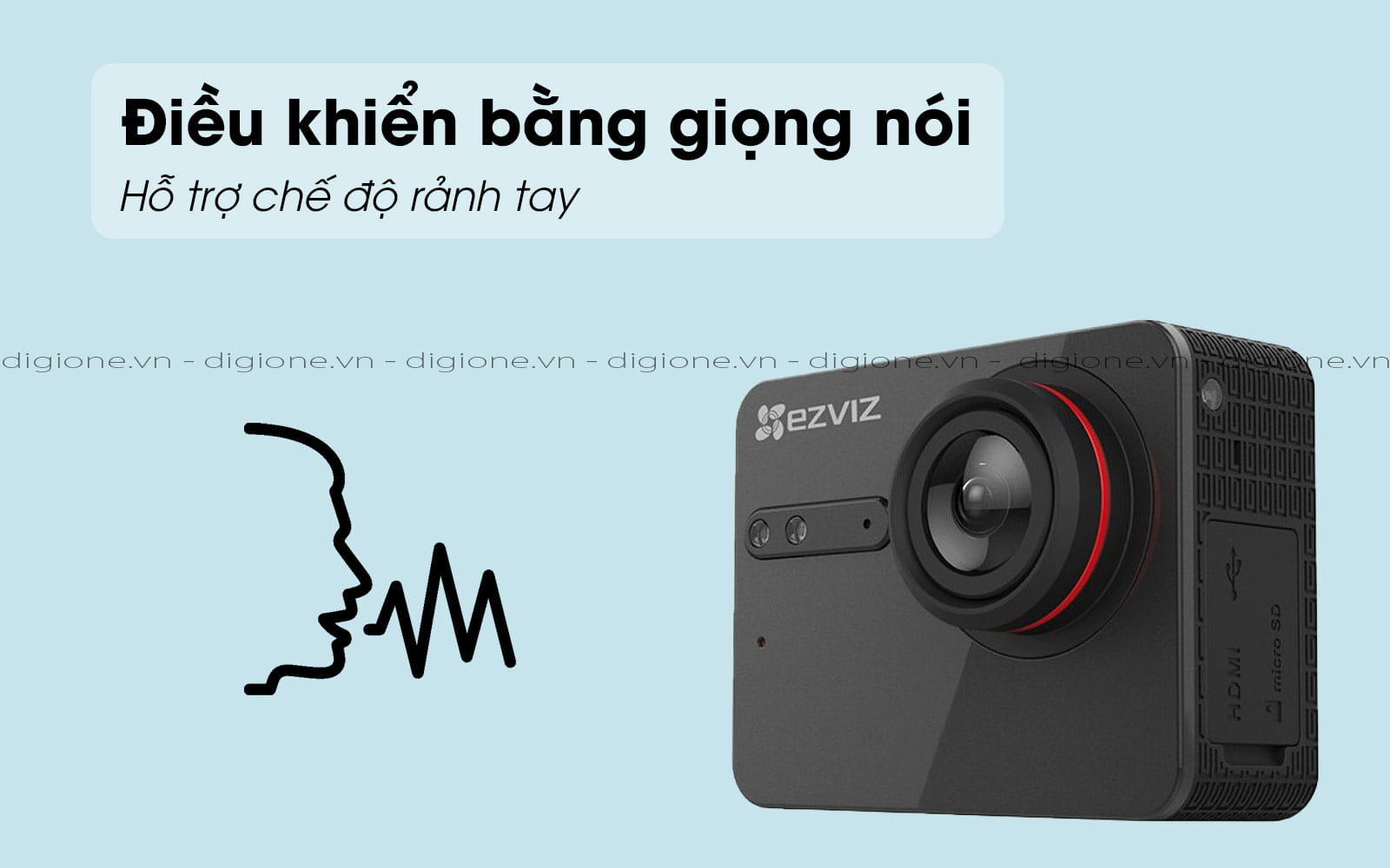 ezviz-s6 Điều khiển bằng giọng nói