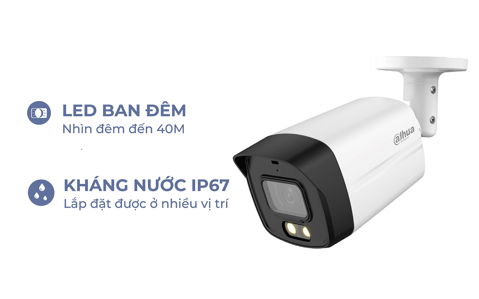 camera hfw1509tlmp-a-led-s2-5mp full color