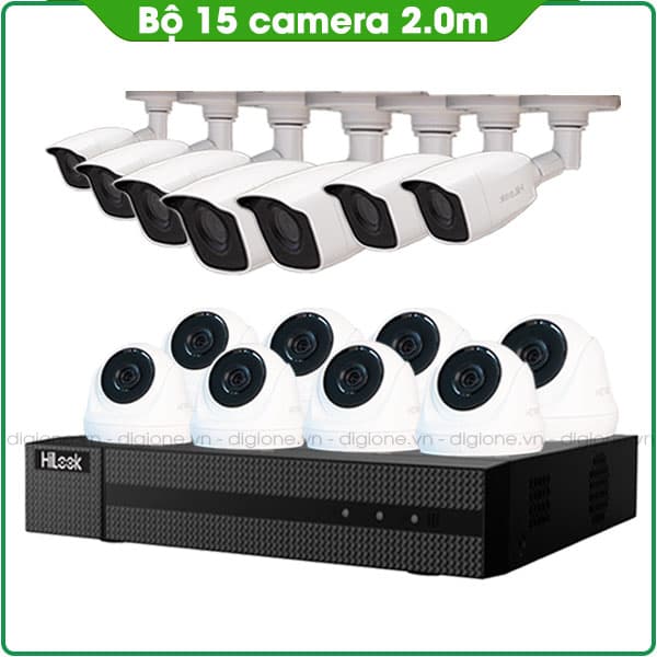 Bộ 15 Mắt Camera HILOOK 2.0mp