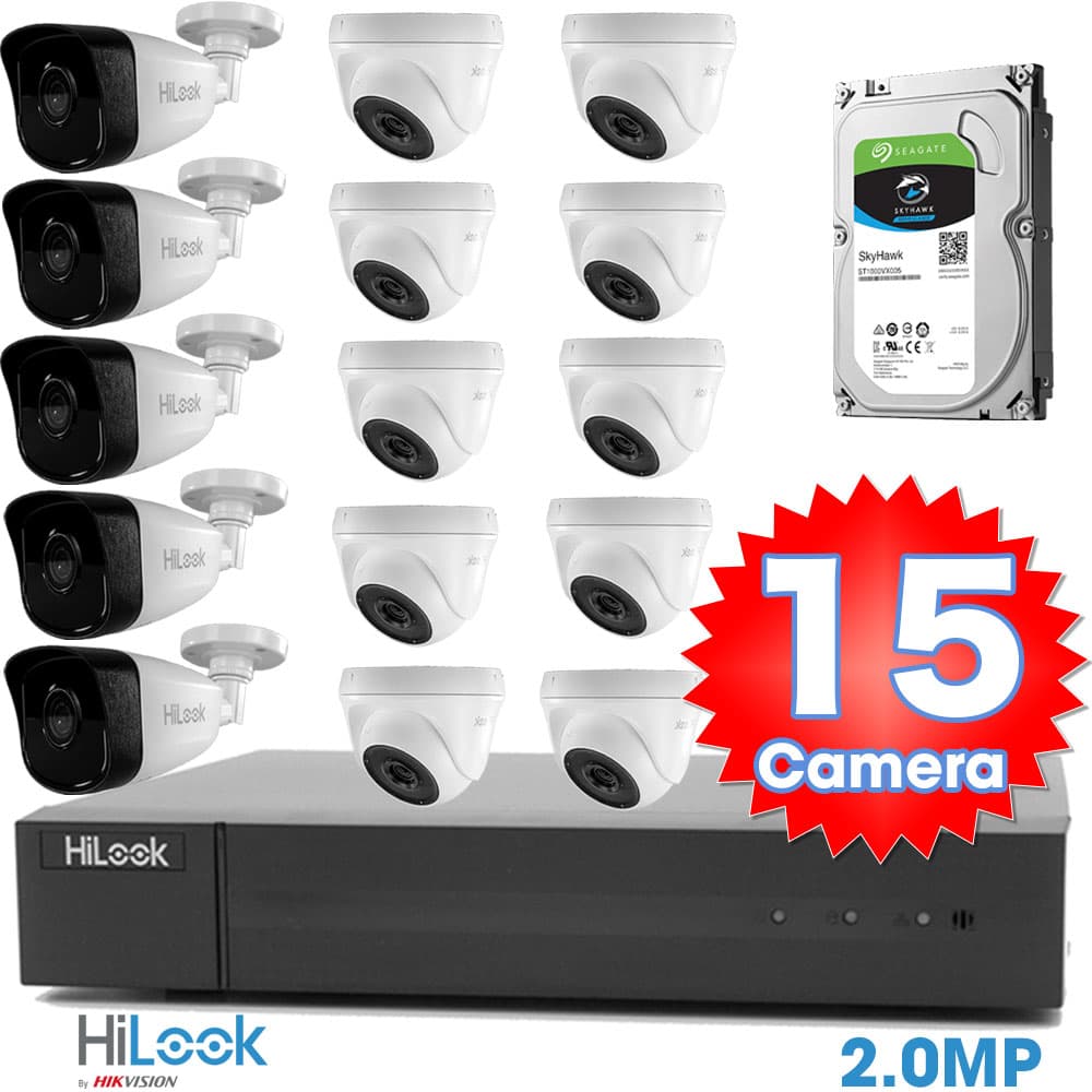 Bộ 15 Mắt Camera HILOOK 2.0mp