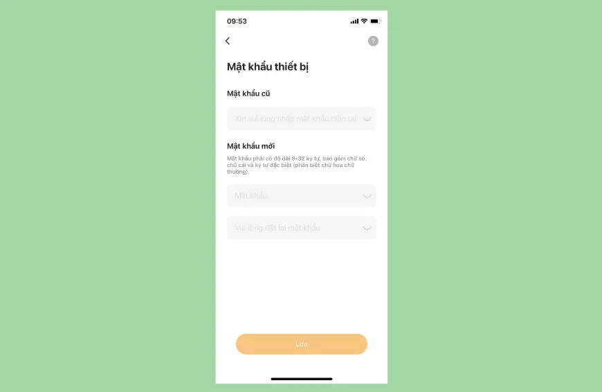 đổi mật khẩu imou